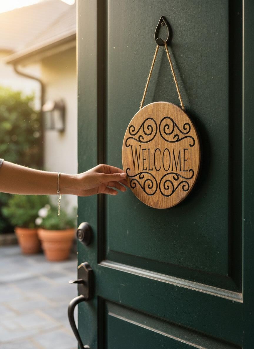Welcome Home Sign