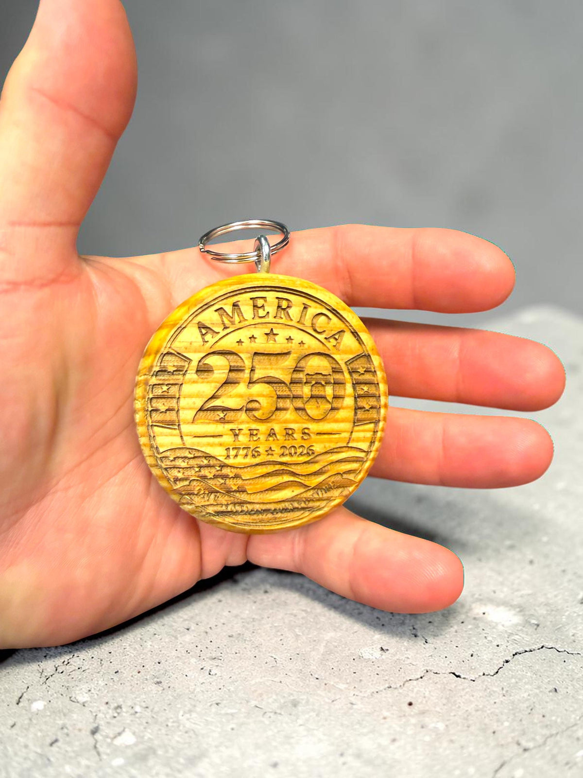 Handmade 250th Anniversary Bottle Opener – American Independence Commemorative