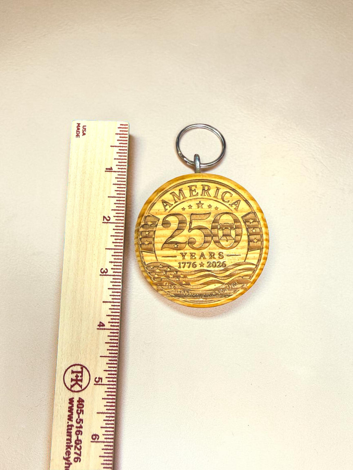 Handmade 250th Anniversary Bottle Opener – American Independence Commemorative