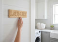 Laundry Wooden Carved Sign