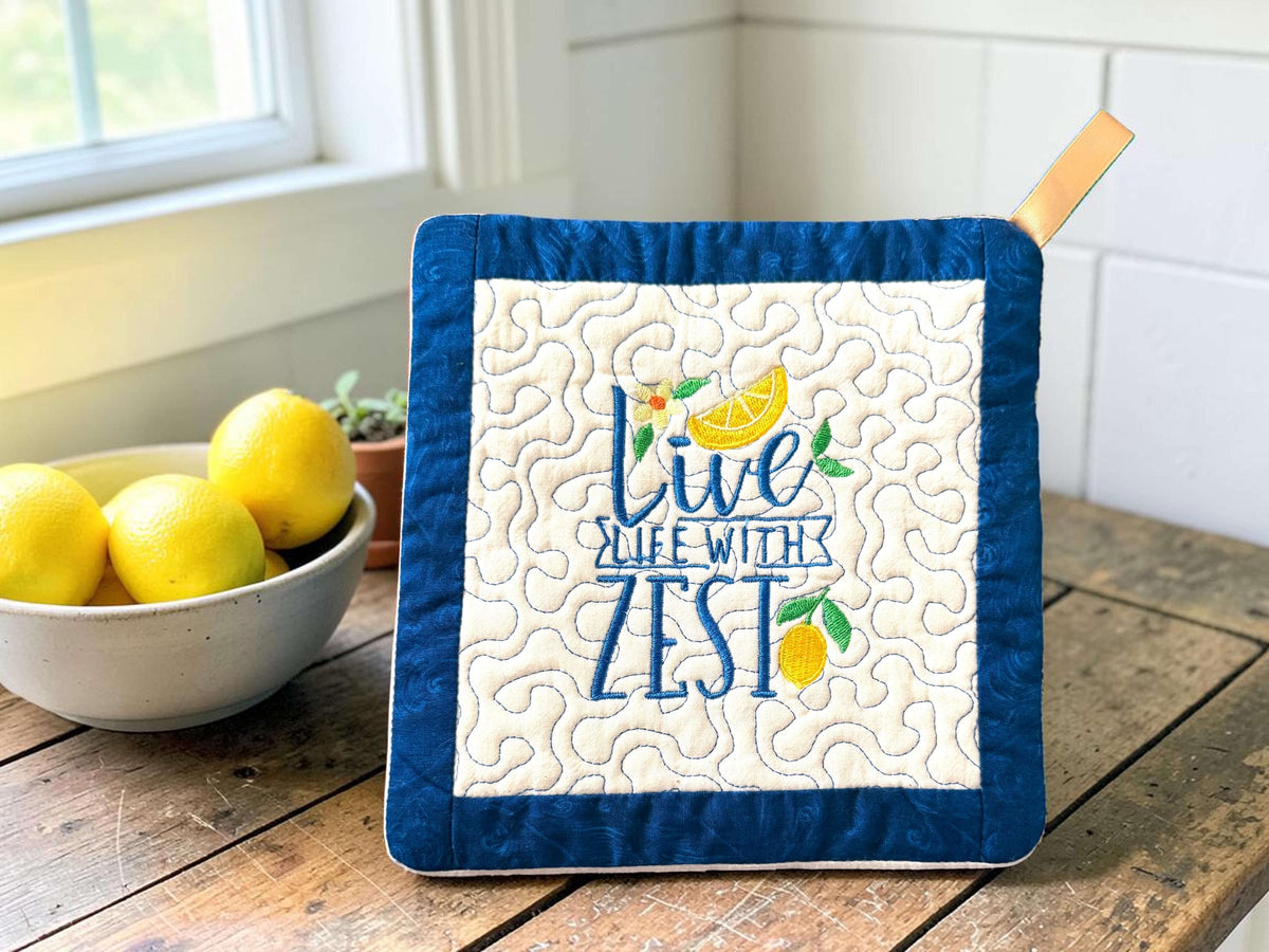 Pot Holder - Lemon Edition